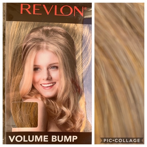 Revlon Makeup Brown Blonde Frosted Hair Piece Bump Wig Poshmark